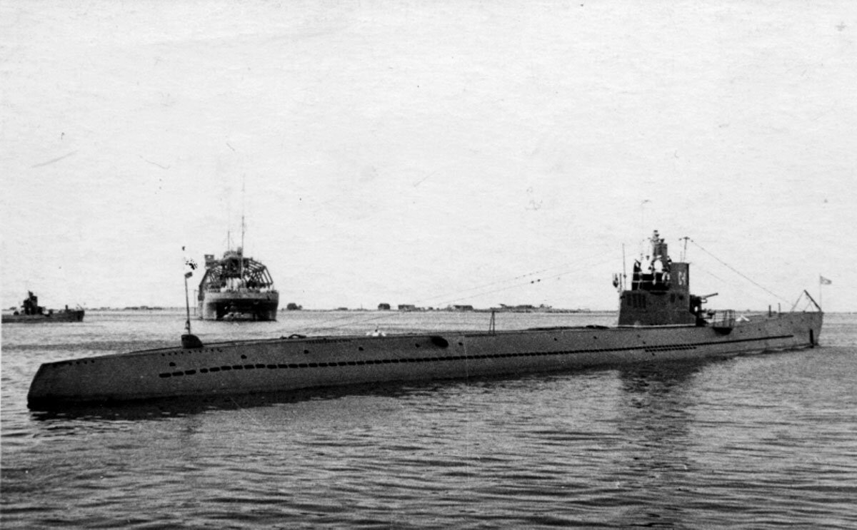 Краснознамённая подводная лодка «С-1». Фото из “sovboat.ru”.
