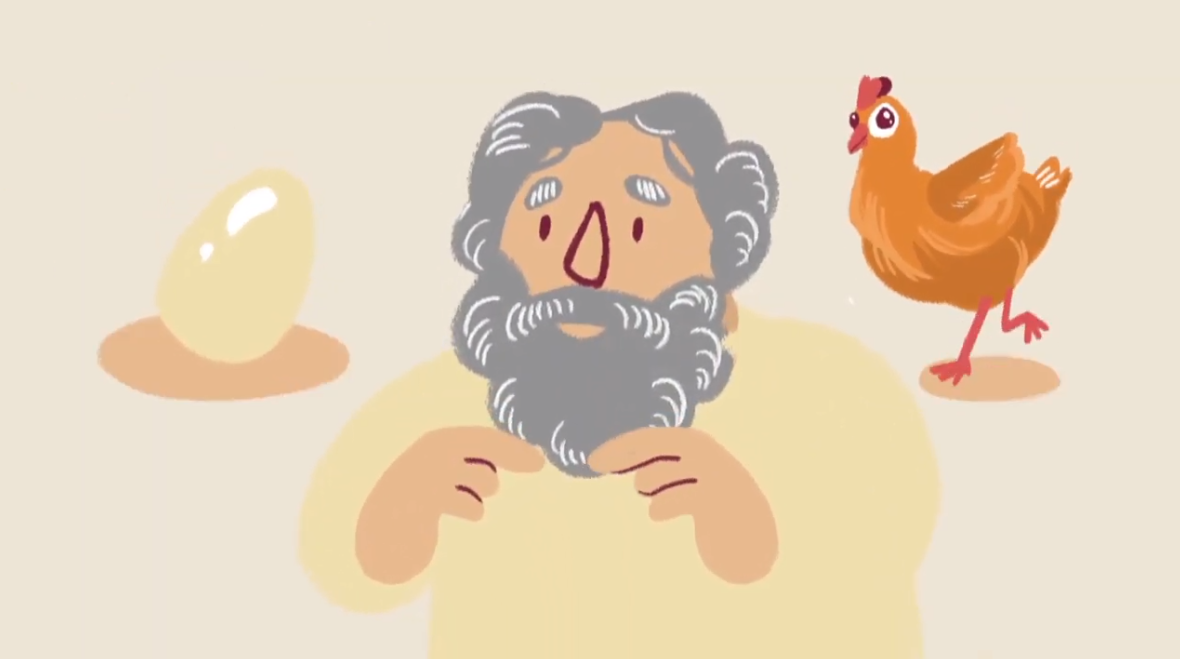 Архимед - сначала появилось яйцо или курица?