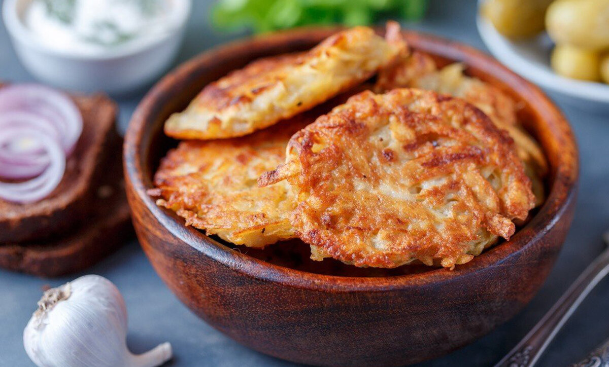 драники с грибами и сыром