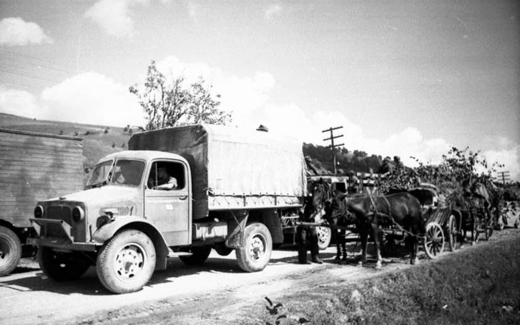 Bedford OXD захваченный немцами, Венгрия 1944 год