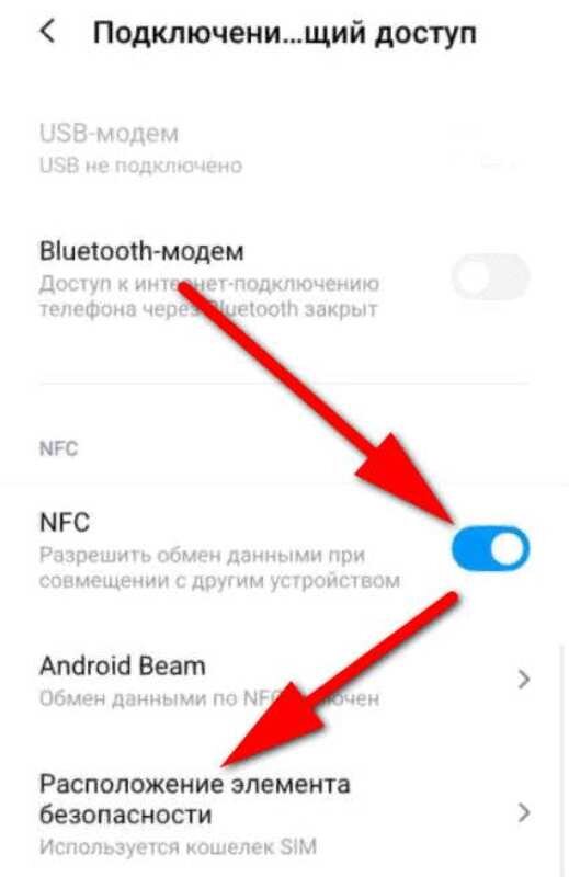 Расположение элемента безопасности Xiaomi nfc что это