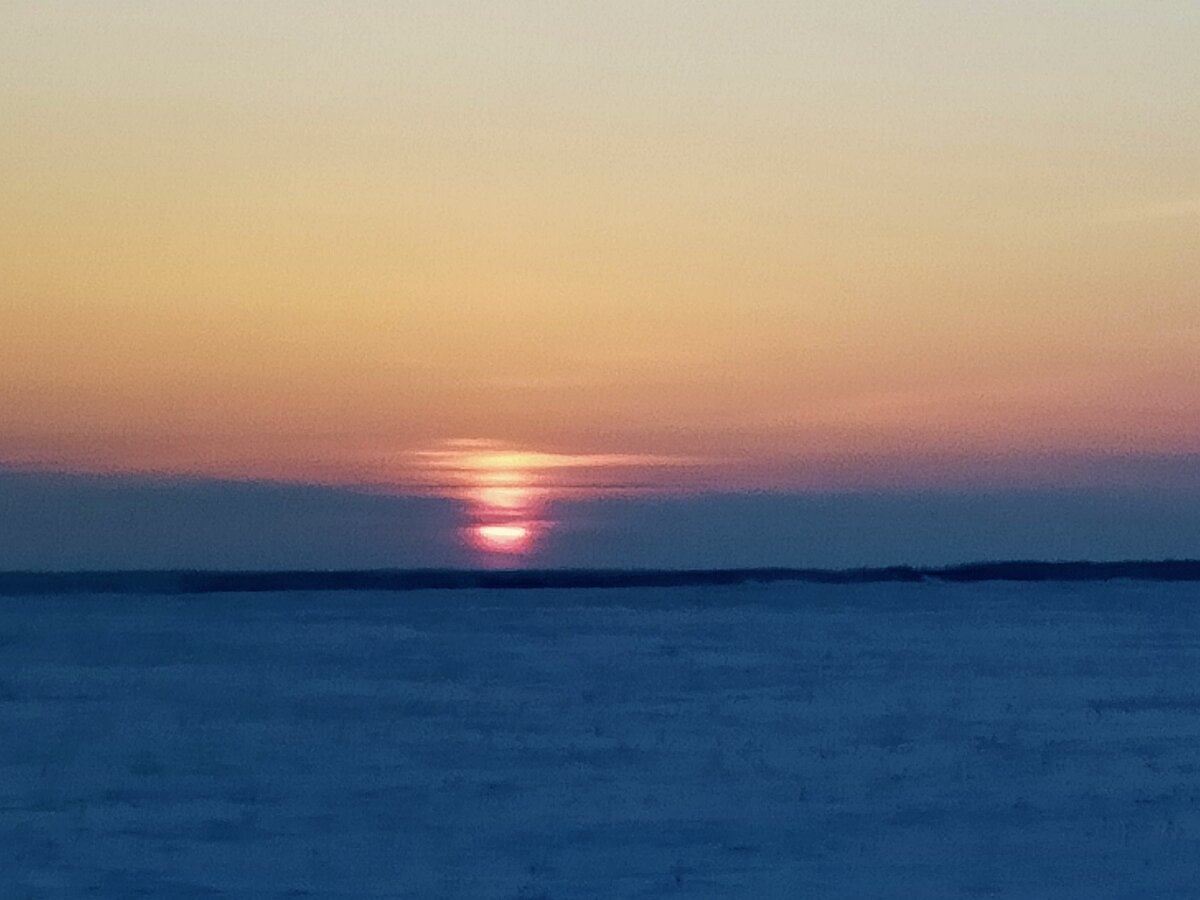 Почти море, а на самом деле снег