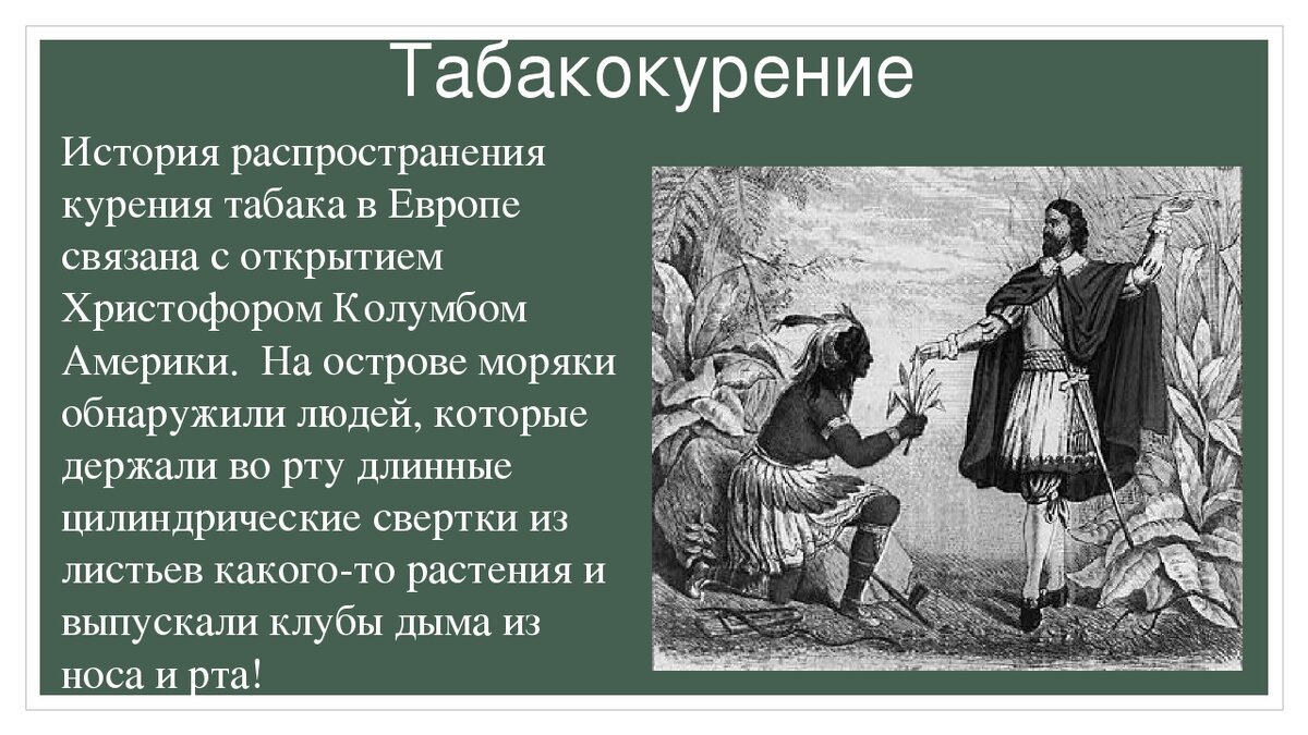 История табакокурения картинки