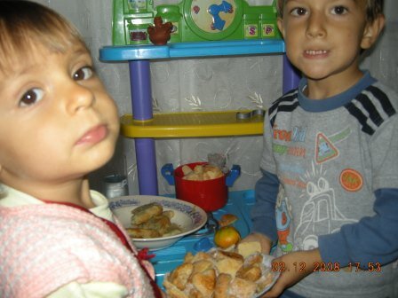 печеньки с творогом