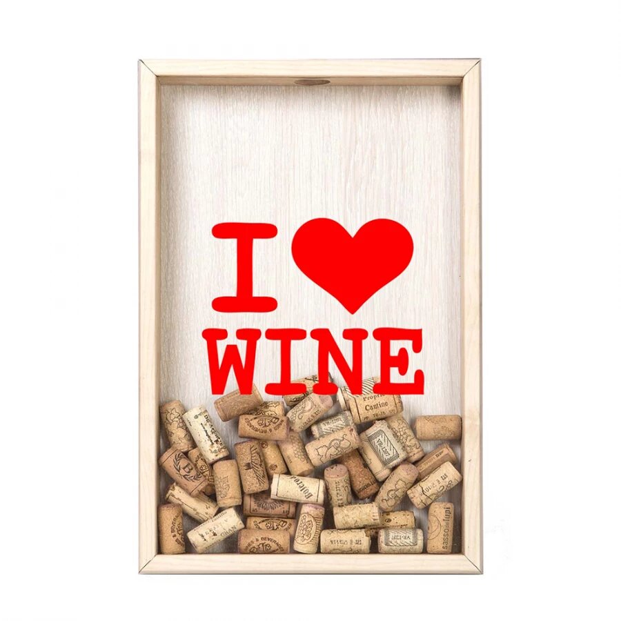 Копилка для пробок I Love Wine