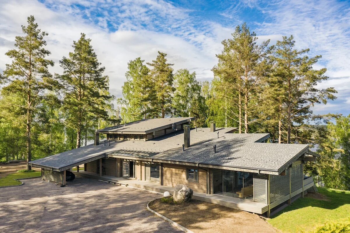 Односкатная крыша. Источник: holz-house.ru