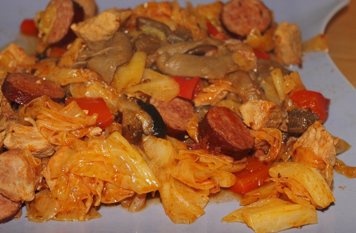 грибная солянка