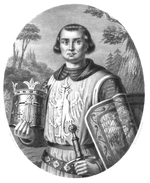 Лешек Черный. Воображаемый портрет XIX века. Художник Александр Лессер