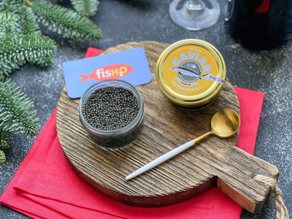 Икра осетра из ассортимента интернет-магазина fish2o.ru
