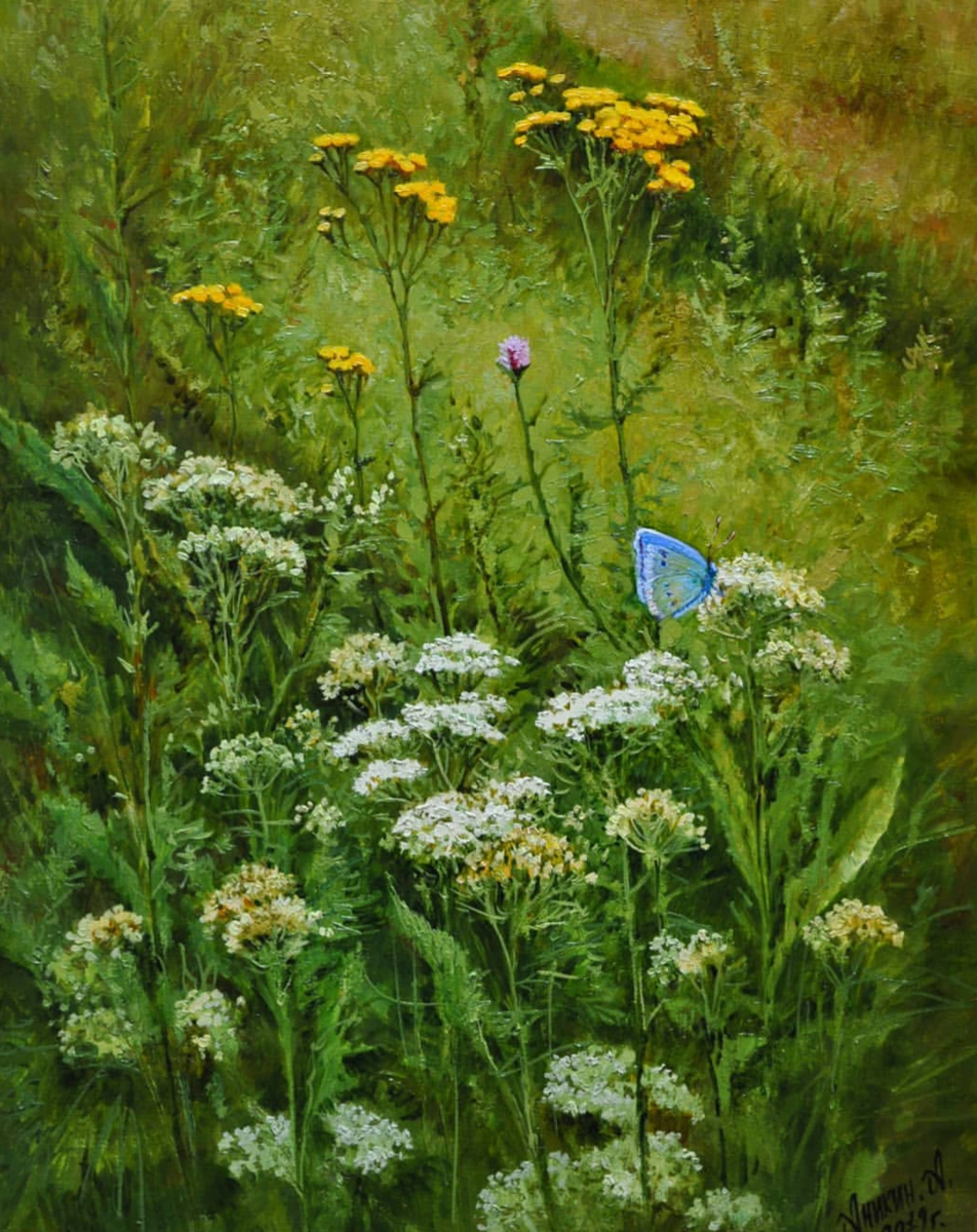 Фотография картины А. Аникина "Фея" (из открытых источников)