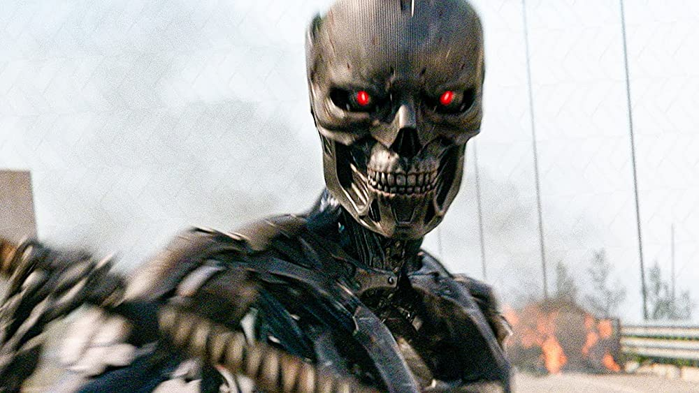 Кадр из фильма Terminator: Dark Fate. Режиссер: Тим Миллер. Оператор: Кен Сенг. Производство: 20th Century Fox Film Corporation, Lightstorm Entertainment, Paramount Pictures, Skydance Productions, Tencent Pictures, TSG Entertainment. Показ в России: Двадцатый Век Фокс СНГ 