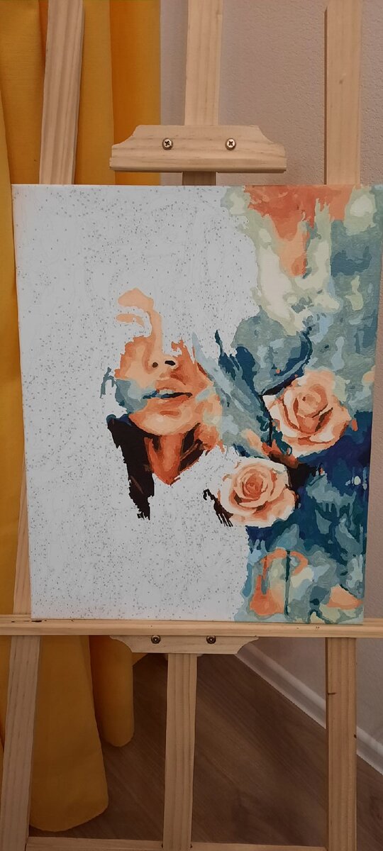 Второй этап картины.