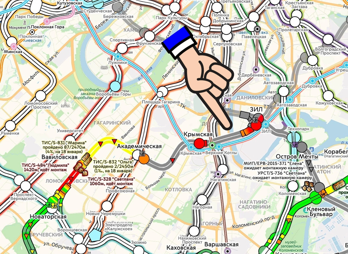 Метрострой на Ленинском проспекте и ЗиЛе. Большой обзор хода работ |  Развитие Метрополитена в Москве | Дзен