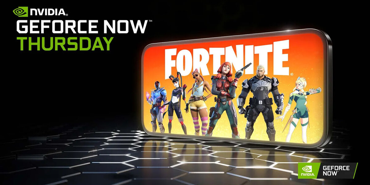 Fortnite iOS через сервис GeForce NOW, стала доступна на android и.