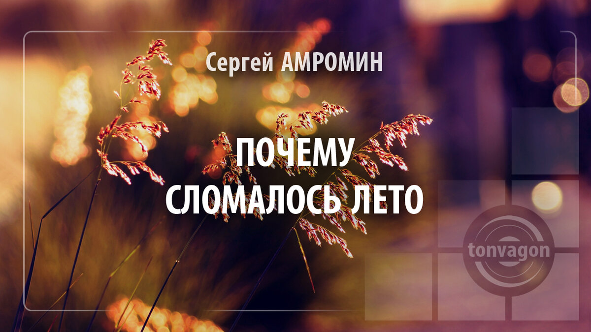 Стихотворение участвовало в конкурсе проекта ТОН-ВАГОН