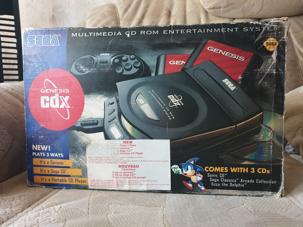 Более подробно о коробочной Sega CDX | Аудиосказки от Владимира К. и не  только | Дзен