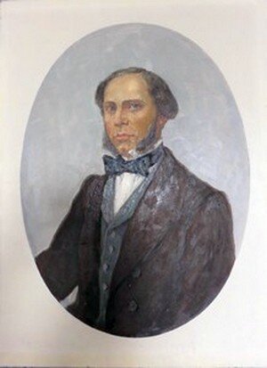 Нелюбин В.А. Портрет М.Е. Салтыкова-Щедрина, 1968 Из фондов Кировского областного краеведческого музея