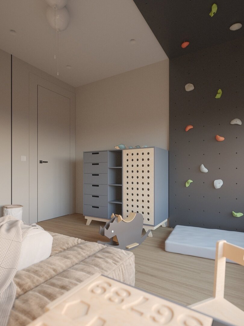 3D-визуализация Кати Родионовой с использованием мебели KUBI 