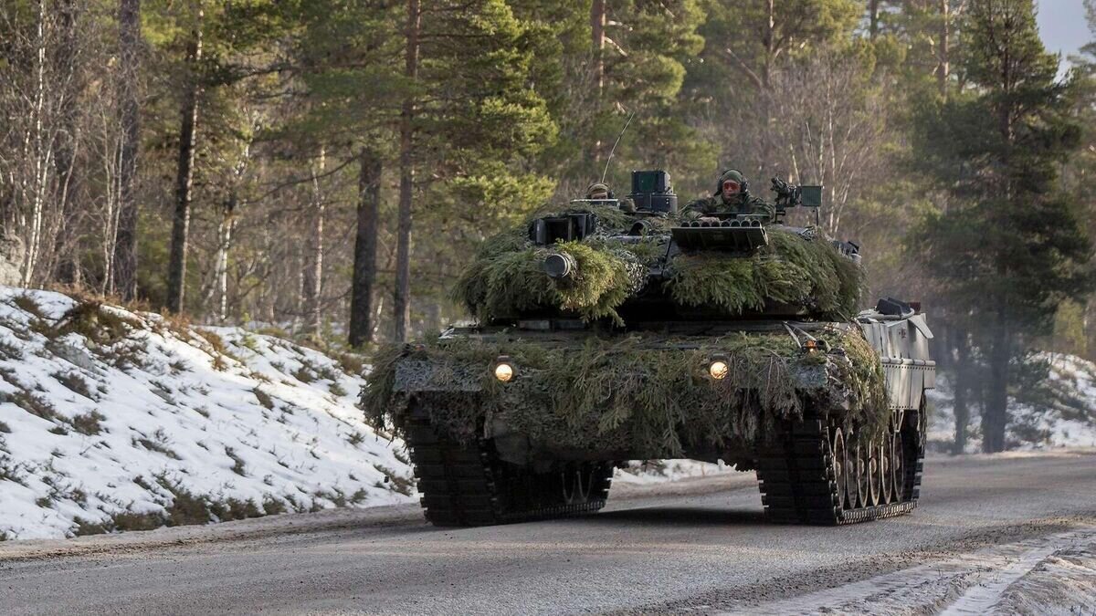    Танк Leopard 2 армии Германии© Фото : Bundeswehr/Marco Dorow