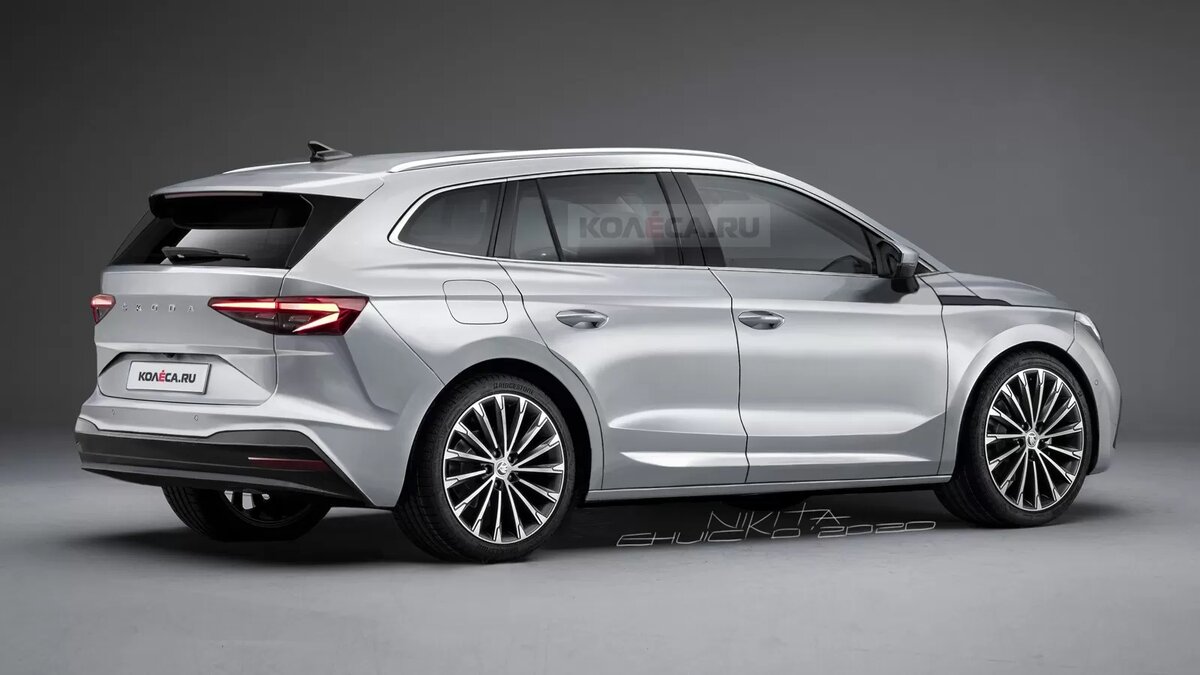 1- Skoda Enyaq 2- Vision iV