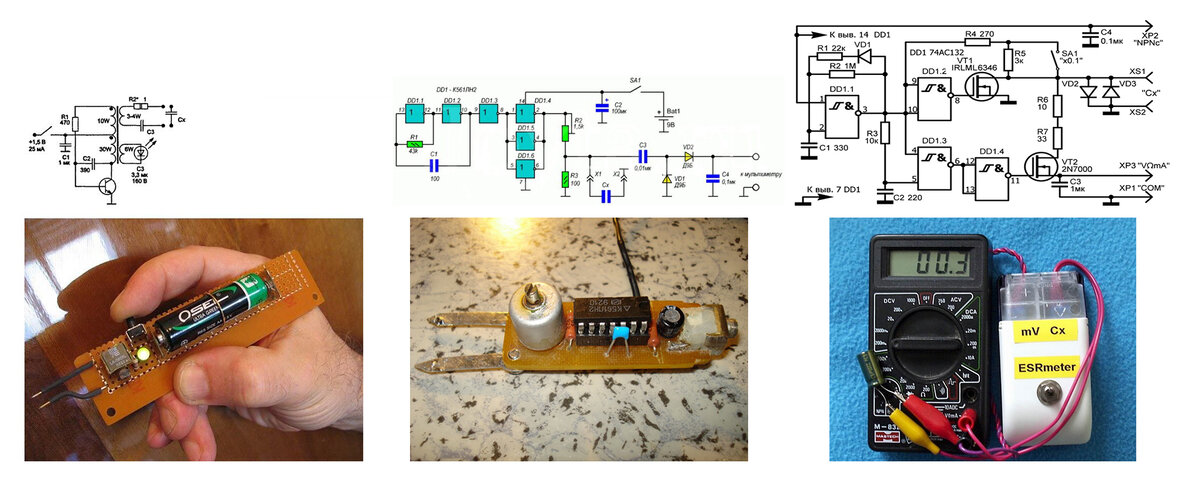 Esr тестер своими руками схема и печатная плата