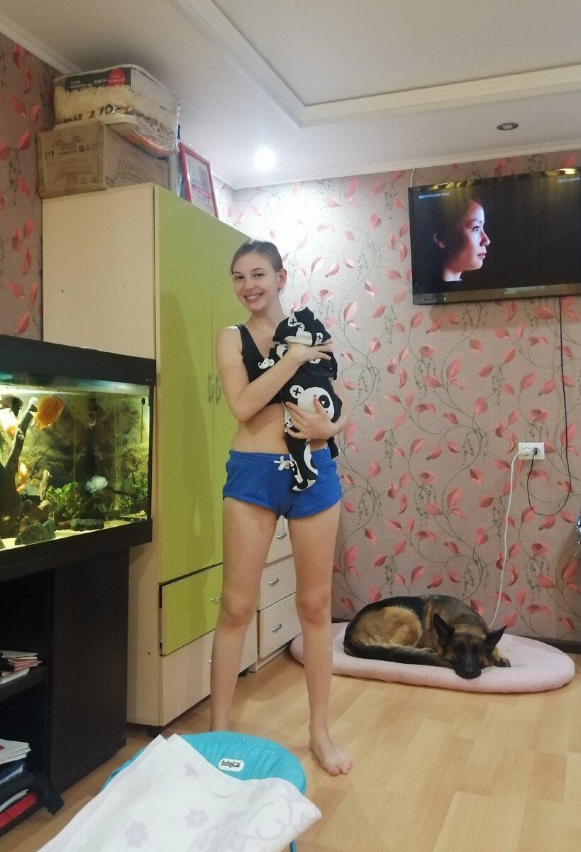 Личный архив. Месяц после родов. 