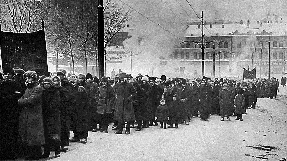 Прощание народа с В.И.Лениным 27 января 1924 года. Москва