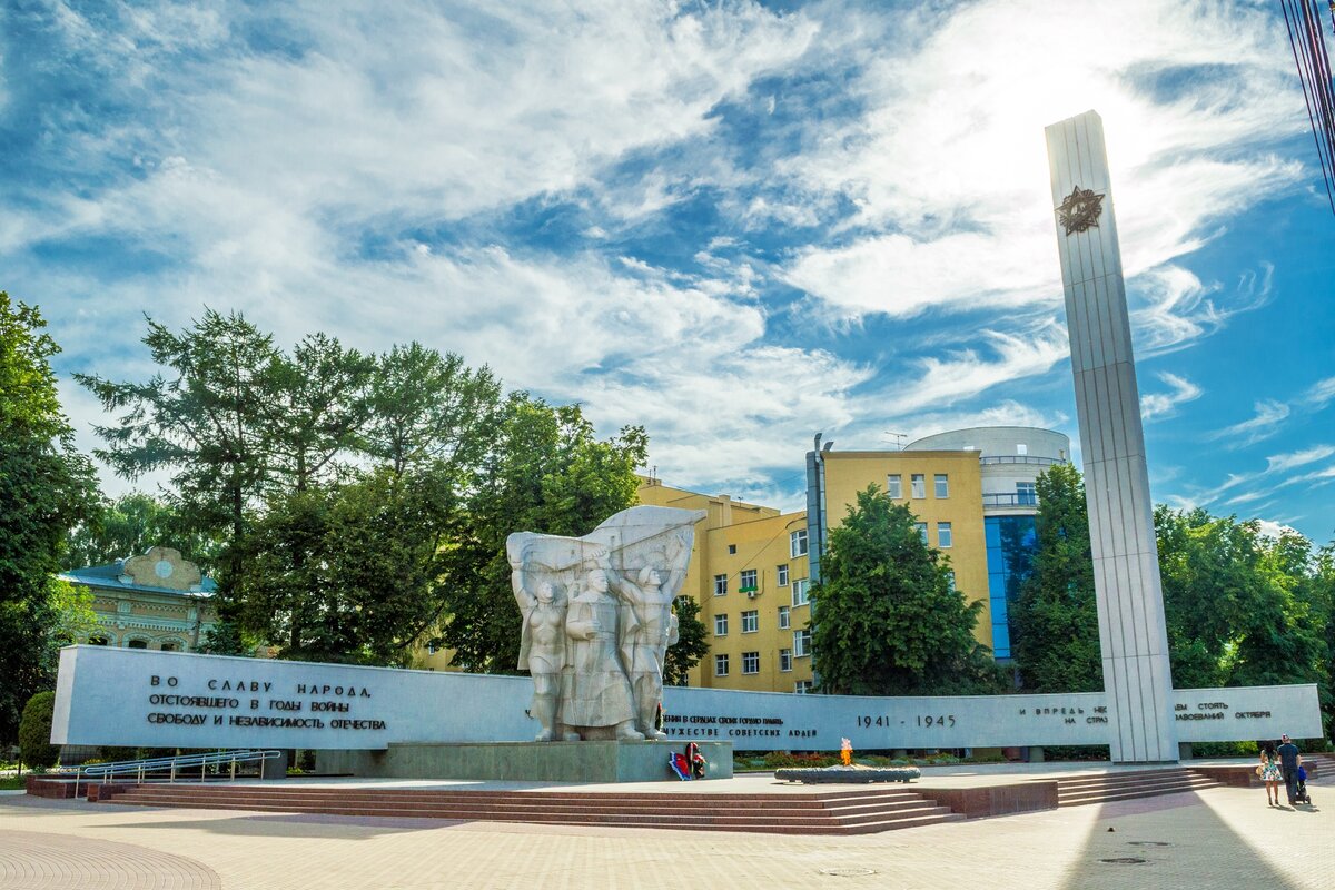 Площадь победы в рязани