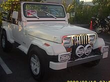 Jeep Wrangler YJ с «коротким» каркасом безопасности (до 1992 года)