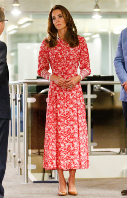 Кейт Миддлтон в стильном платье от Beulah