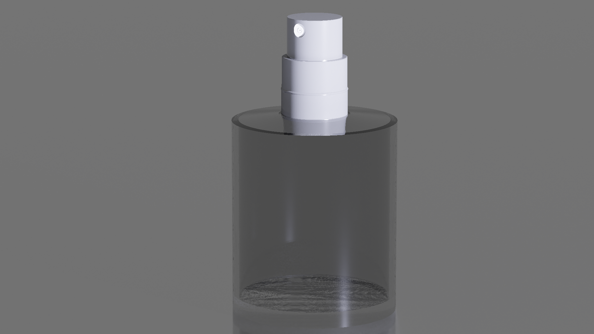 Флакон с духами. В конце оригинал.