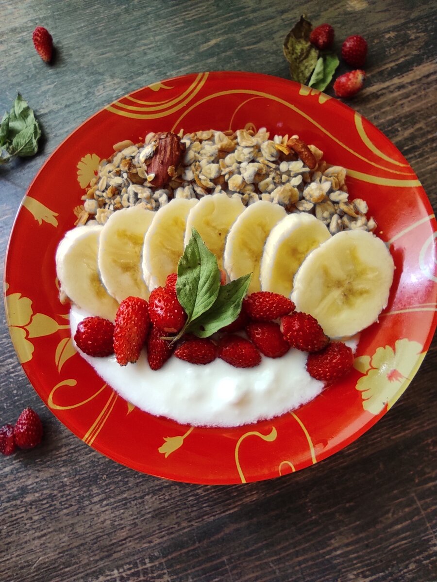 Ну не красота ли? Гранола с домашним йогуртом