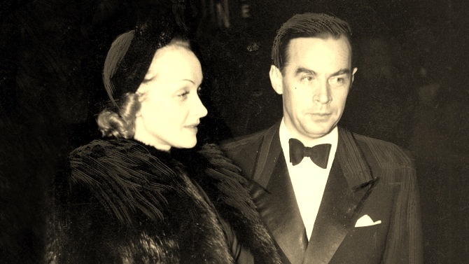 Марлен Дитрих  и Эрих Мария Ремарк