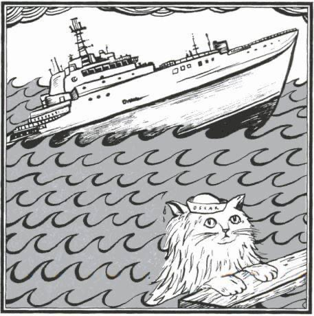 Картинка из книжки Сэма Столла (Sam Stall) 100 Cats Who Changed Civilization: History's Most Influential Felines