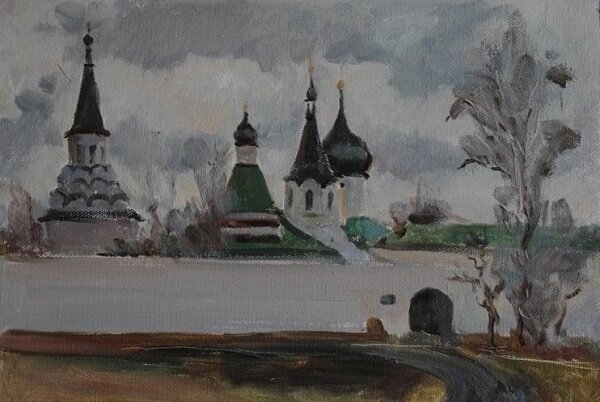 Александровская слобода. Картина Александра Маслова. Источник: artnow.ru