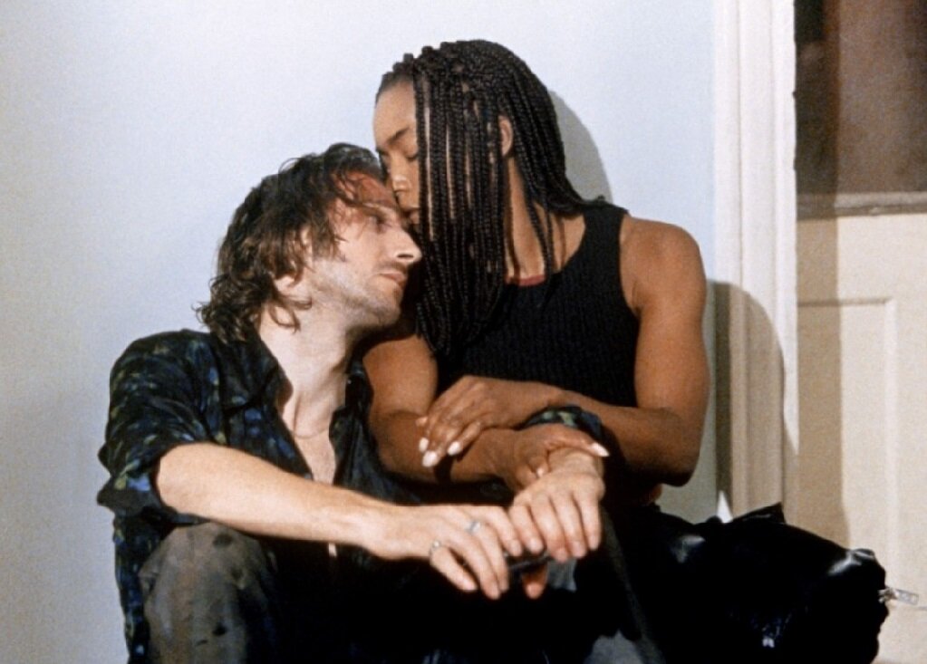 Кадр из фильма "Странные дни" 1995г.  США. Триллер,фантастика, боевик.