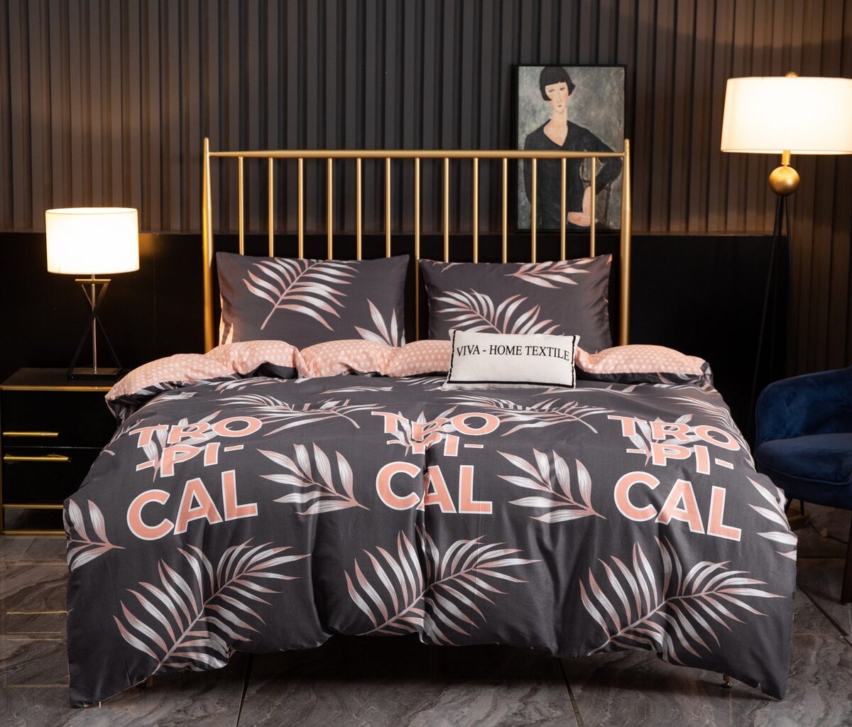 Комплект постельного белья «Сатин 100% хлопок С 437»