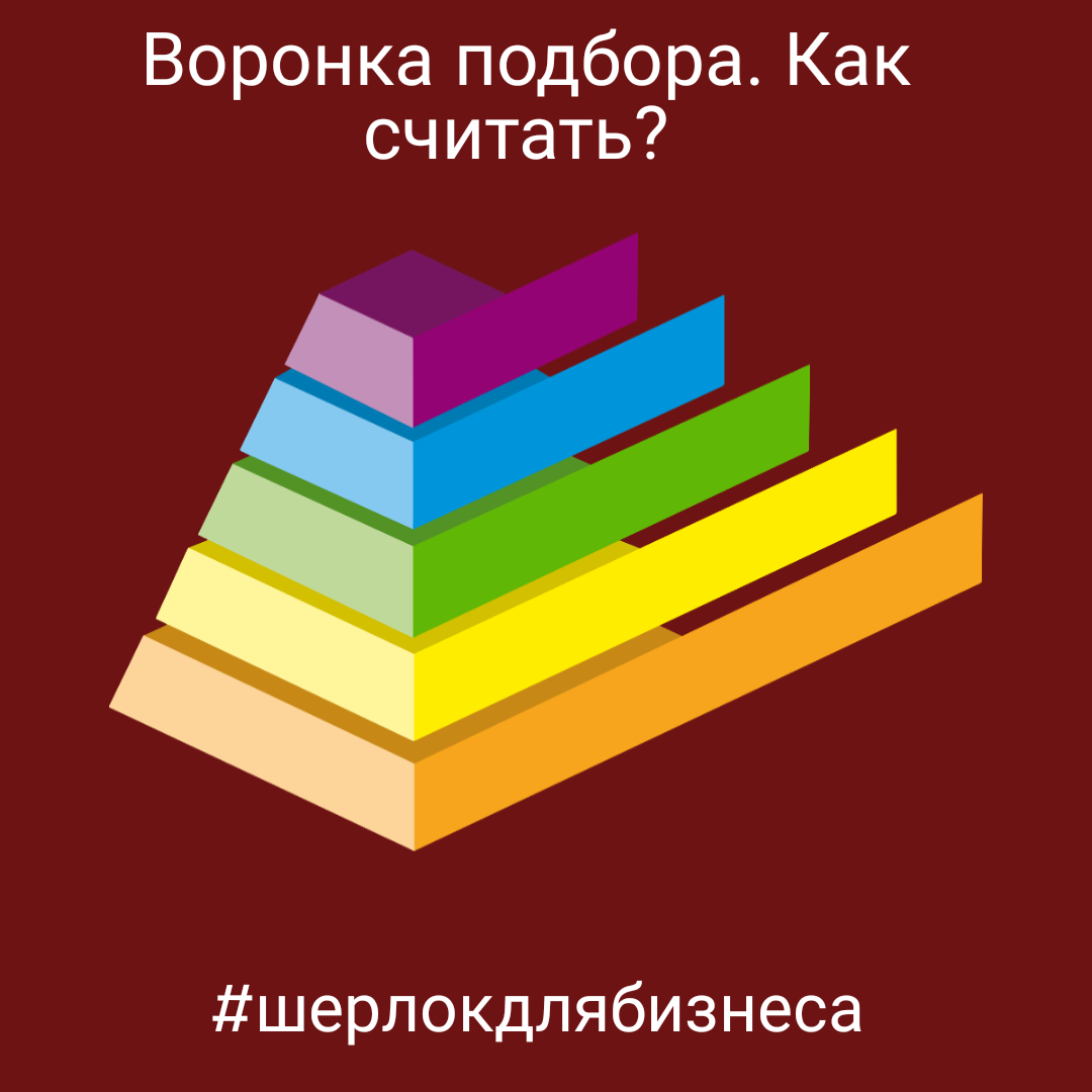 Какой вид диаграммы выбрать для воронки подбора если наша цель показать конверсию каждого этапа