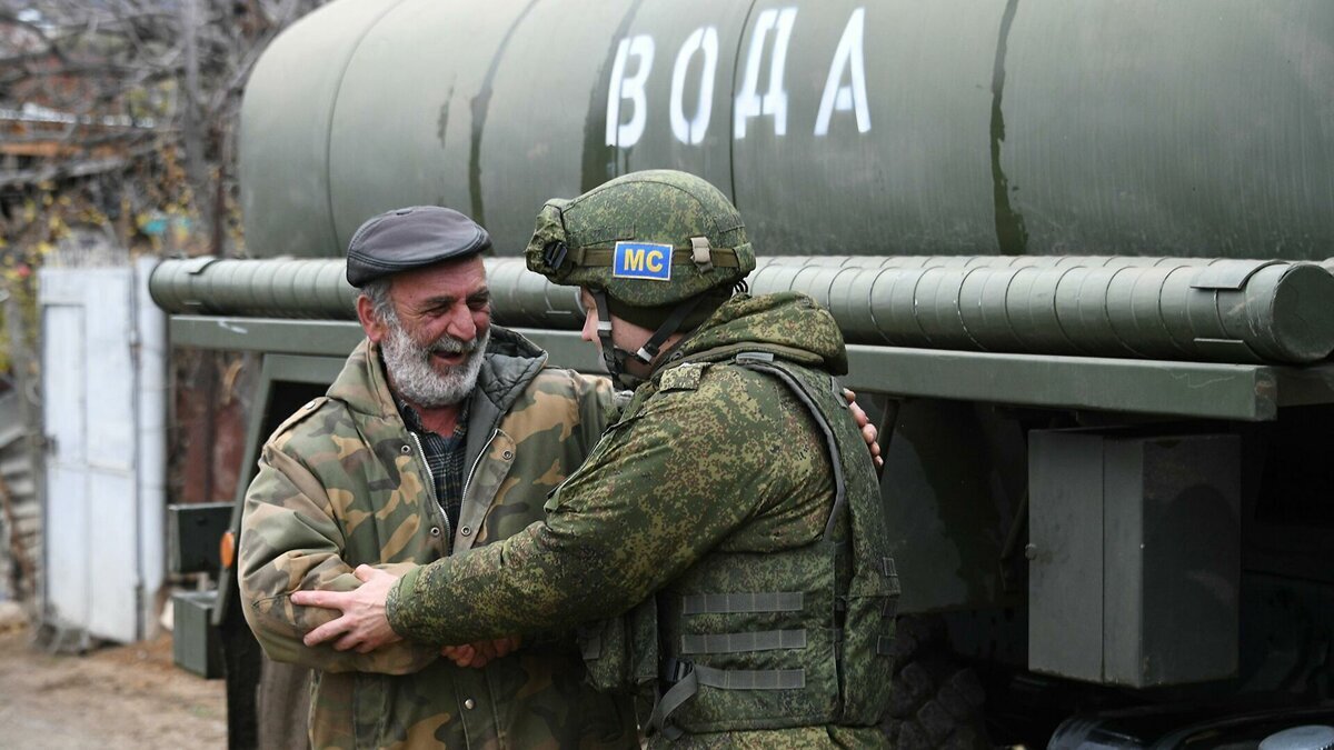 Российские миротворцы в Нагорном Карабахе. Ноябрь 2020 г.