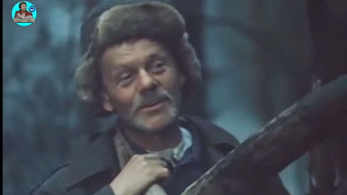 Кадр из фильма "Жду и надеюсь". Ездовой Коронат (Виктор Уральский).