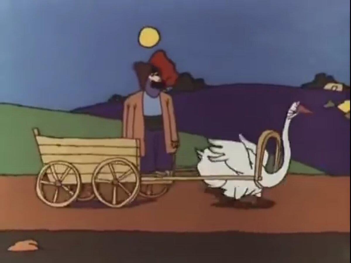 Кадр из мультфильма "Кто расскажет небылицу?"