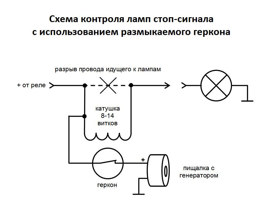 Контроль ламп. Схема подключения герконового реле. Герконовый реле схема включения. Геркон датчик схема подключения. Схема управление реле герконом.