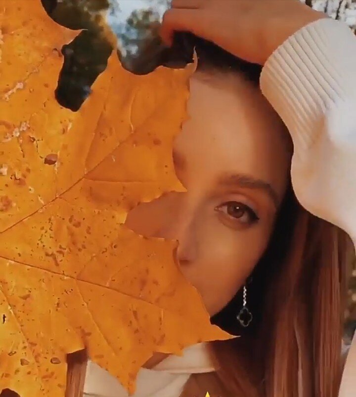 Девушка, осень