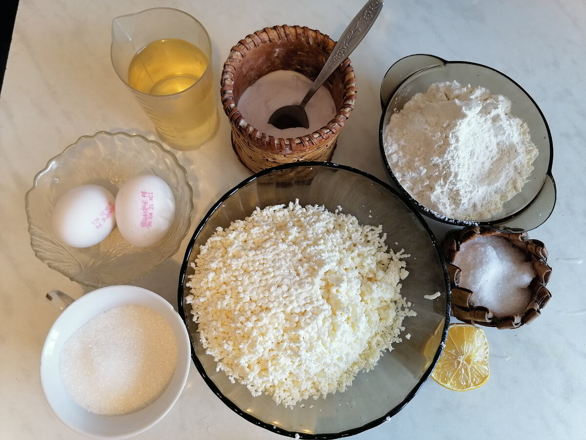 Продукты для приготовления пончиков