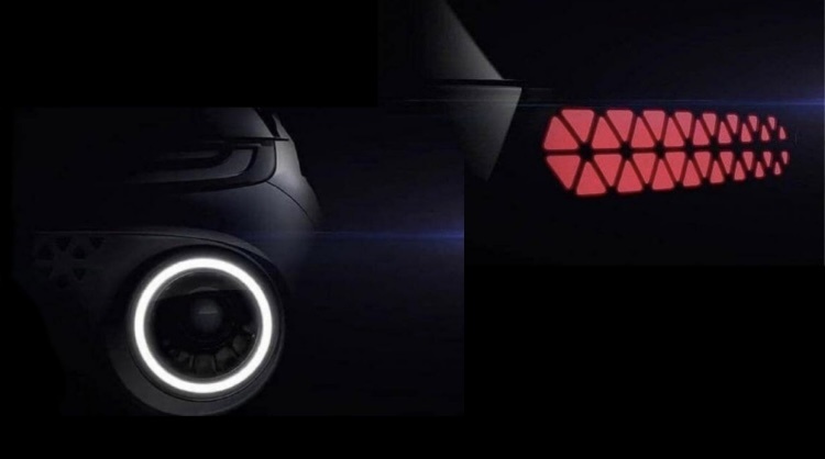 Передняя оптика на левой стороне фото, задняя на правой