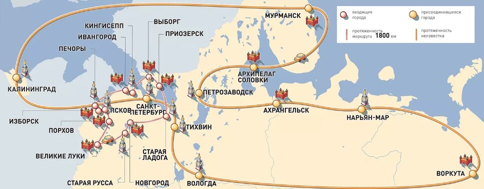 серебряное ожерелье России