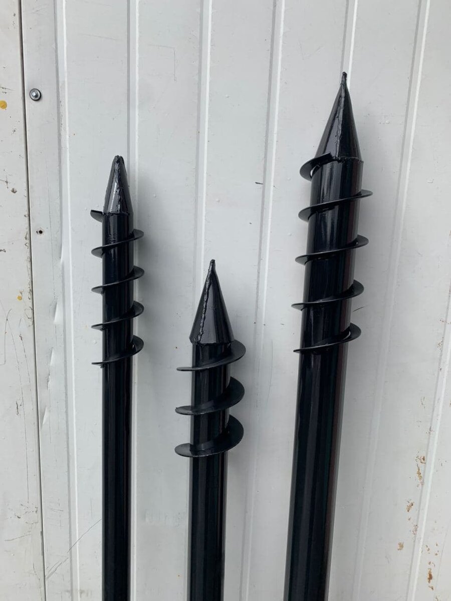 Многовитковые винтовые сваи 