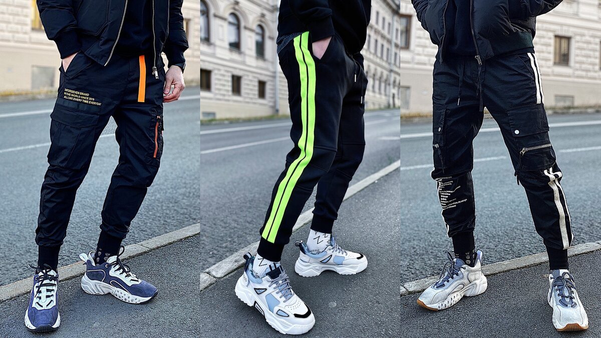 Разные виды джоггеров