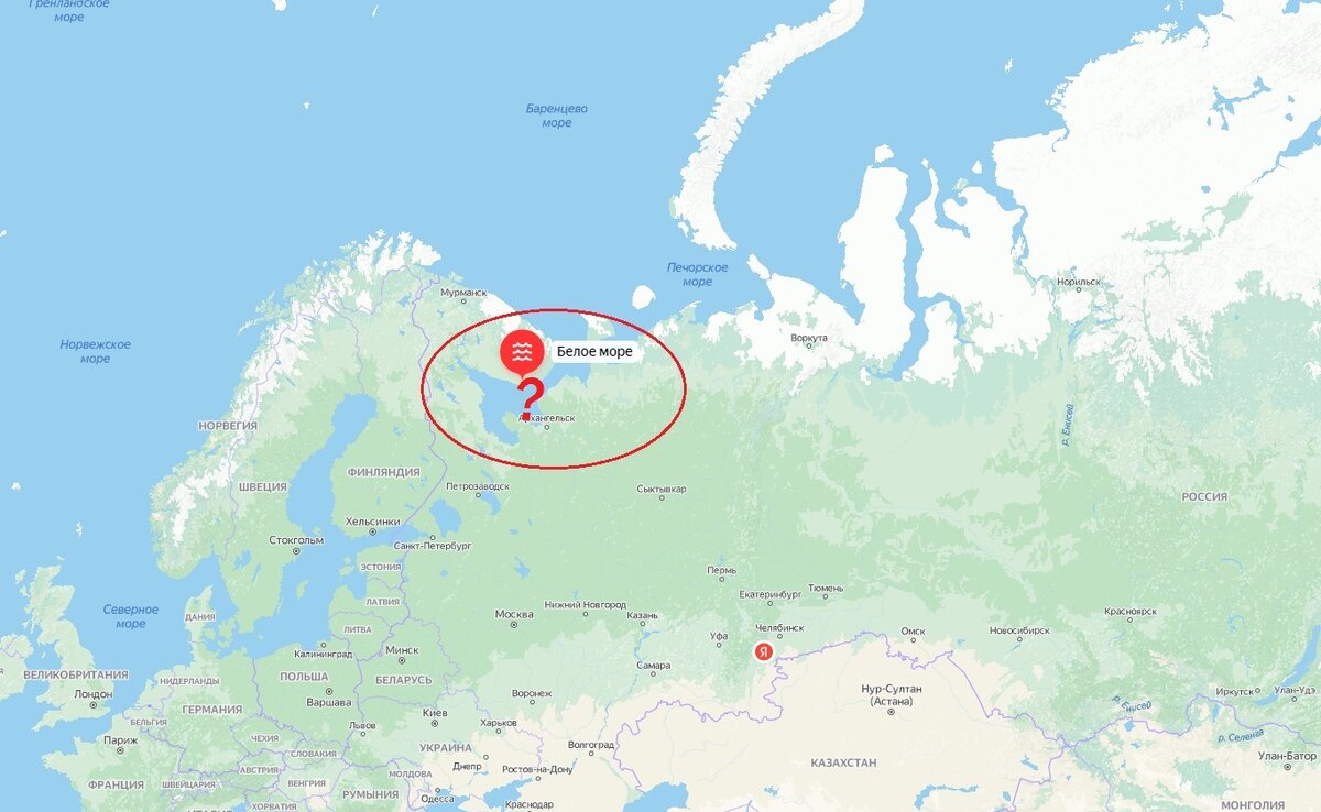 Белое море где находится в россии