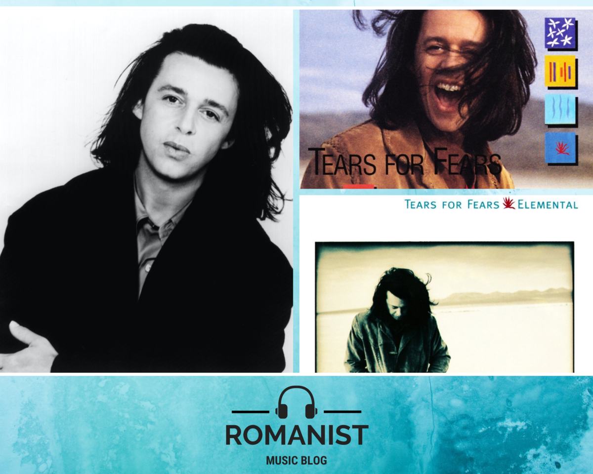 Коллаж, состоящий из обложки альбома и фото Роланда в тот период.